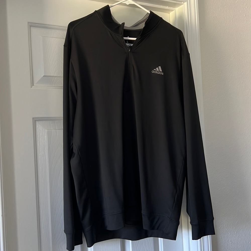 Adidas 1/4 zip men’s golf long sleeve pullover